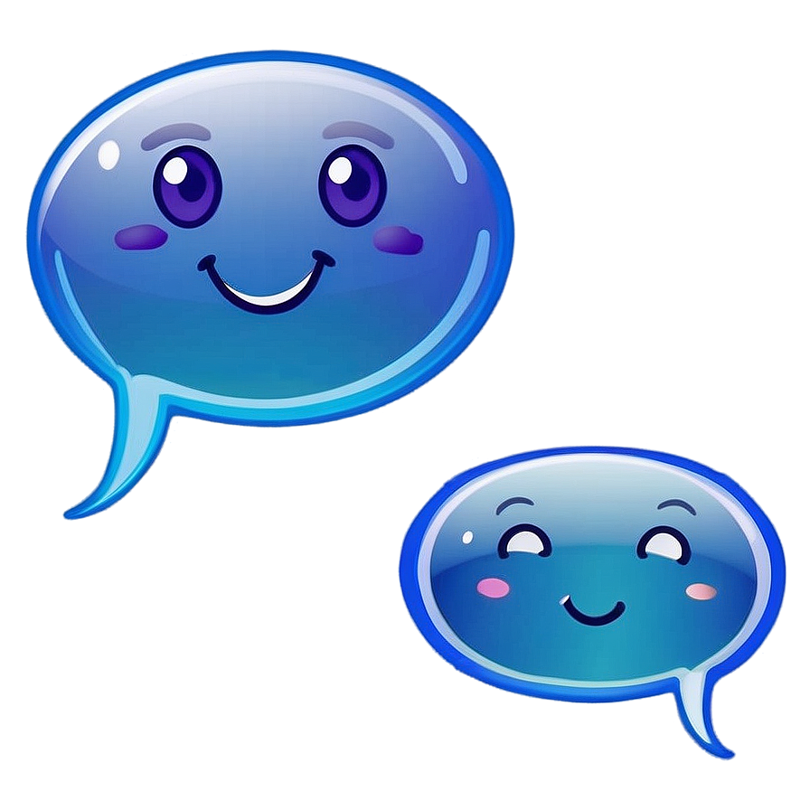 Cute Talk Bubble Png Lks PNG Image