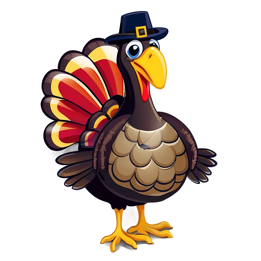 Cute Thanksgiving Turkey Png Gcu PNG Image