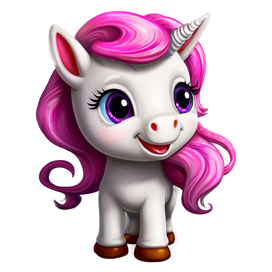 Cute Unicorn Cartoon Png 05032024 PNG Image