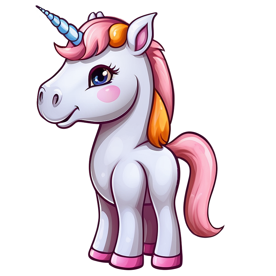 Cute Unicorn Cartoon Png 05032024 PNG Image