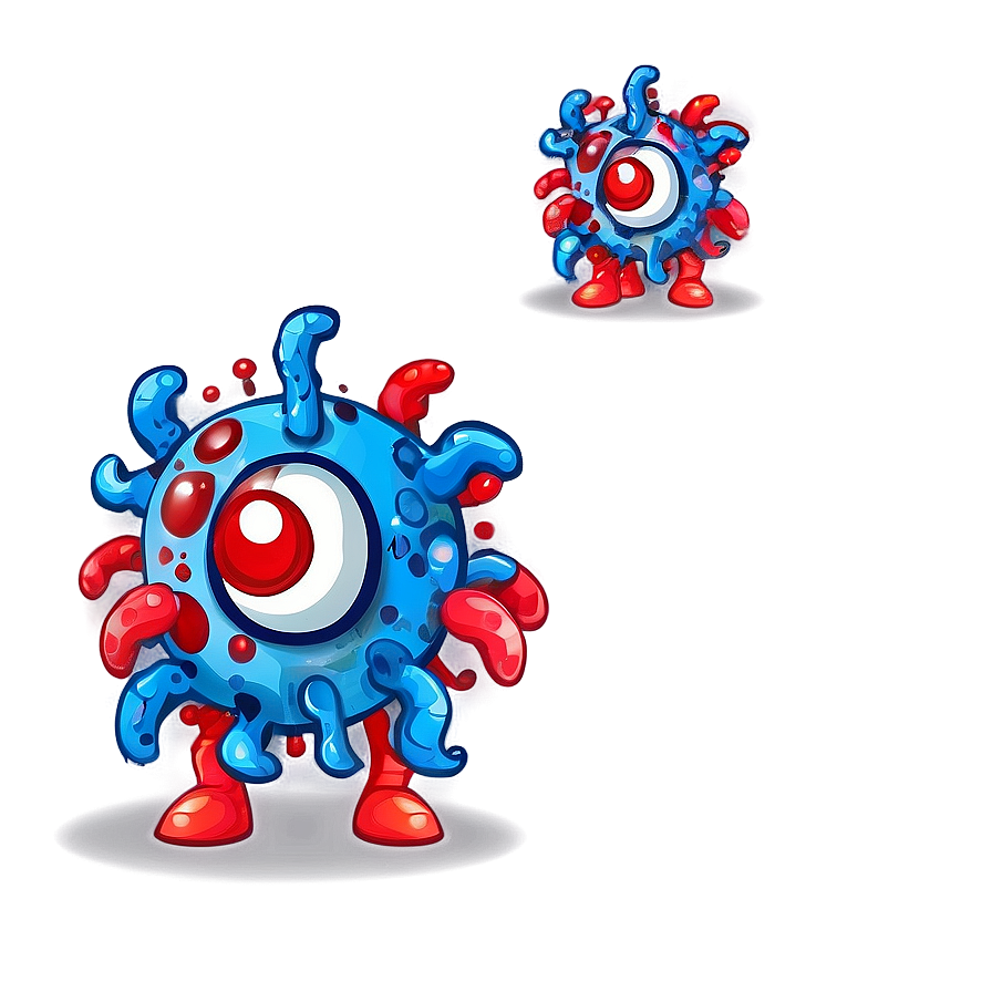 Cute Virus Cartoon Png 59 PNG Image