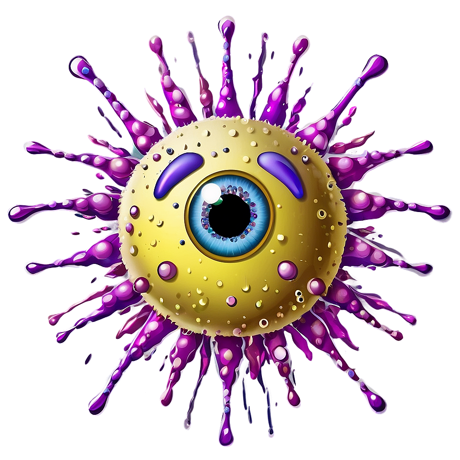 Cute Virus Cartoon Png 69 PNG Image