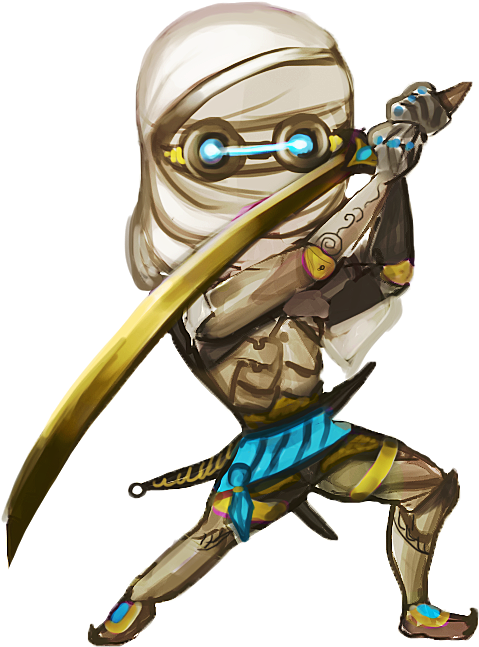 Cyber Ninja Genji Overwatch PNG Image