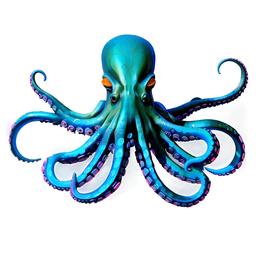 Cyber Octopus Png Kdl PNG Image