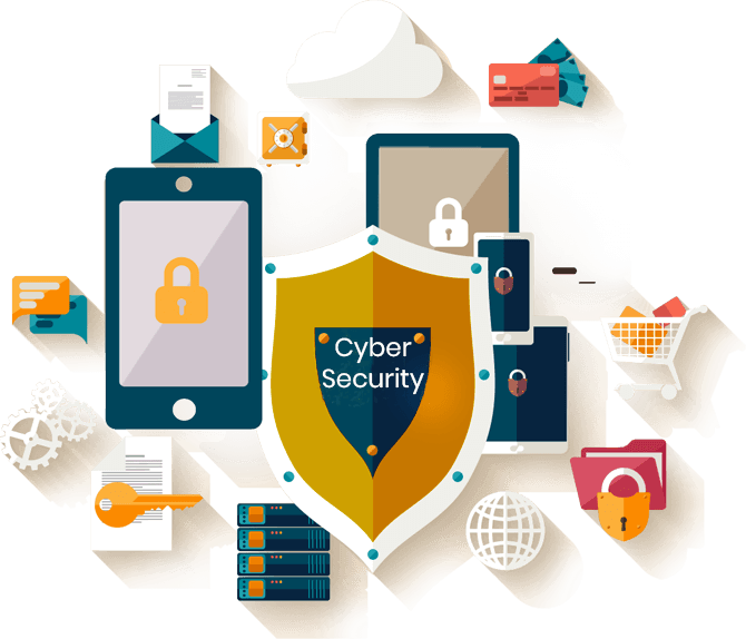 Cyber Security Concept Illustration PNG Image