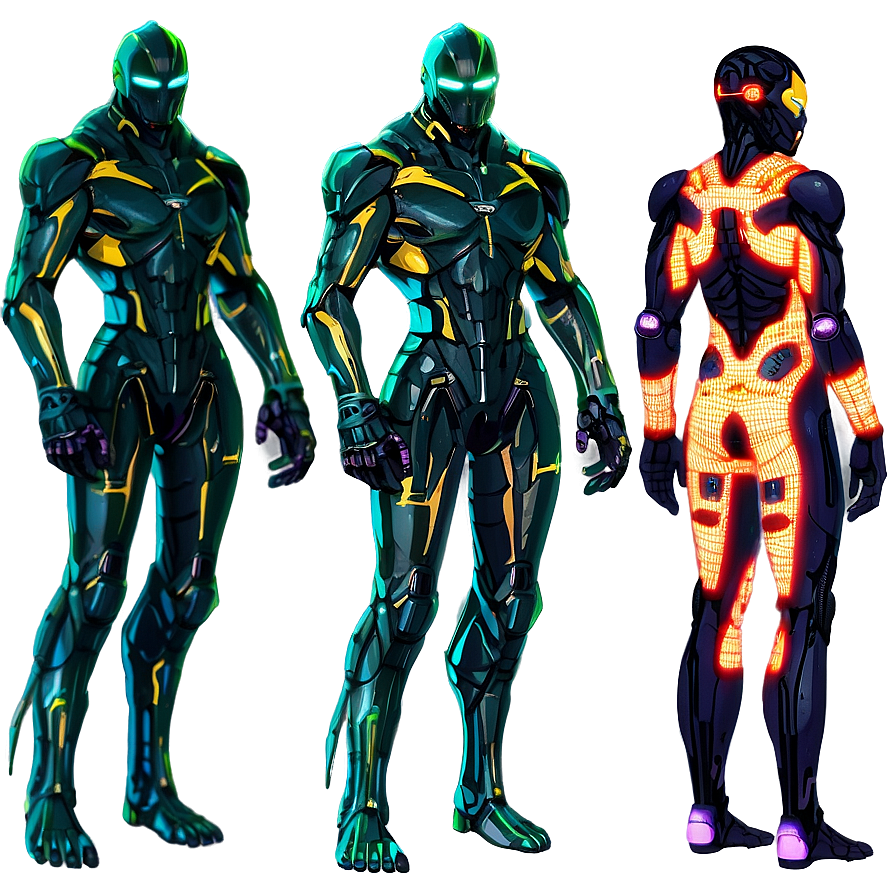 Cyber Villain Concept Png Hpa74 PNG Image