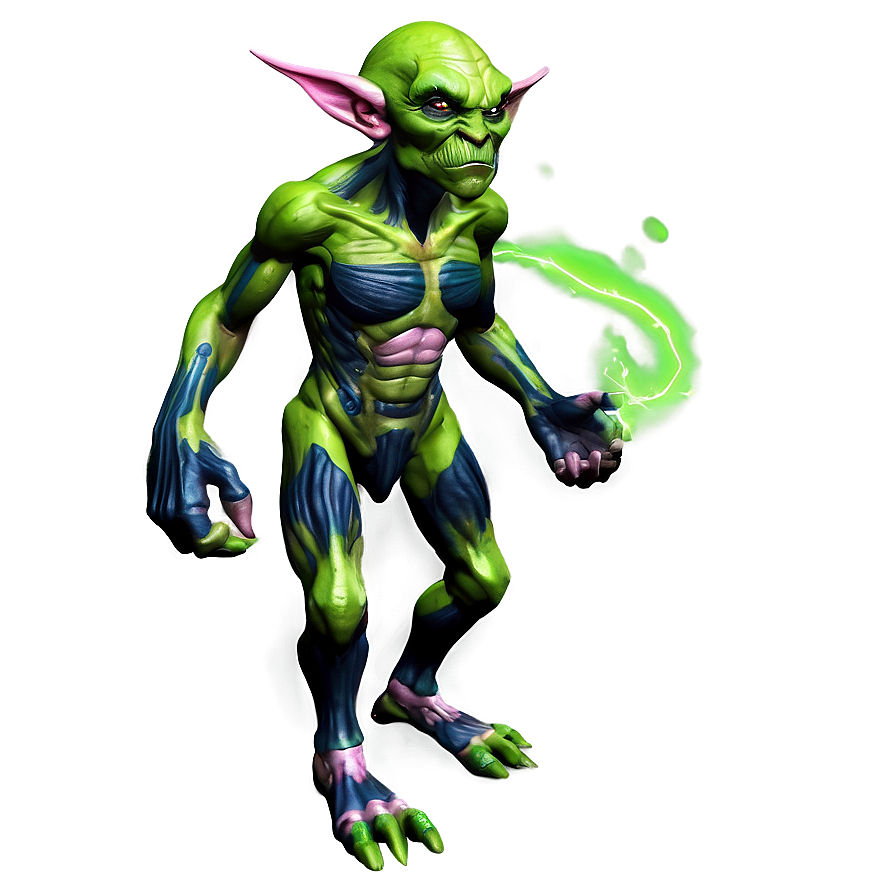 Cybernetic Goblin Warrior Png 2 PNG Image