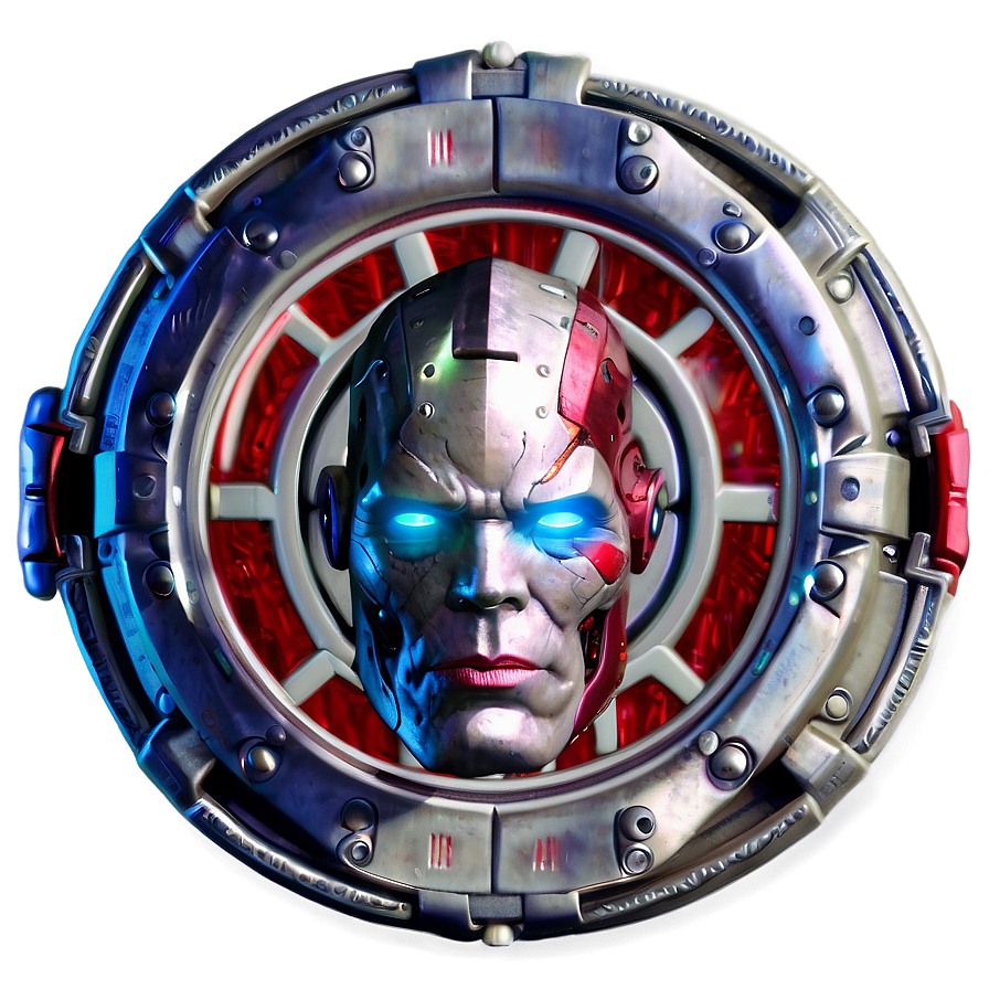 Cyborg With Energy Shield Png Cpc68 PNG Image