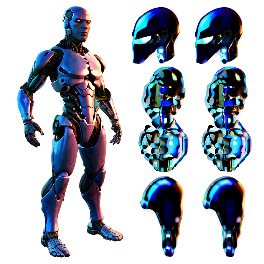 Cyborg With Stealth Technology Png Qhb55 PNG Image