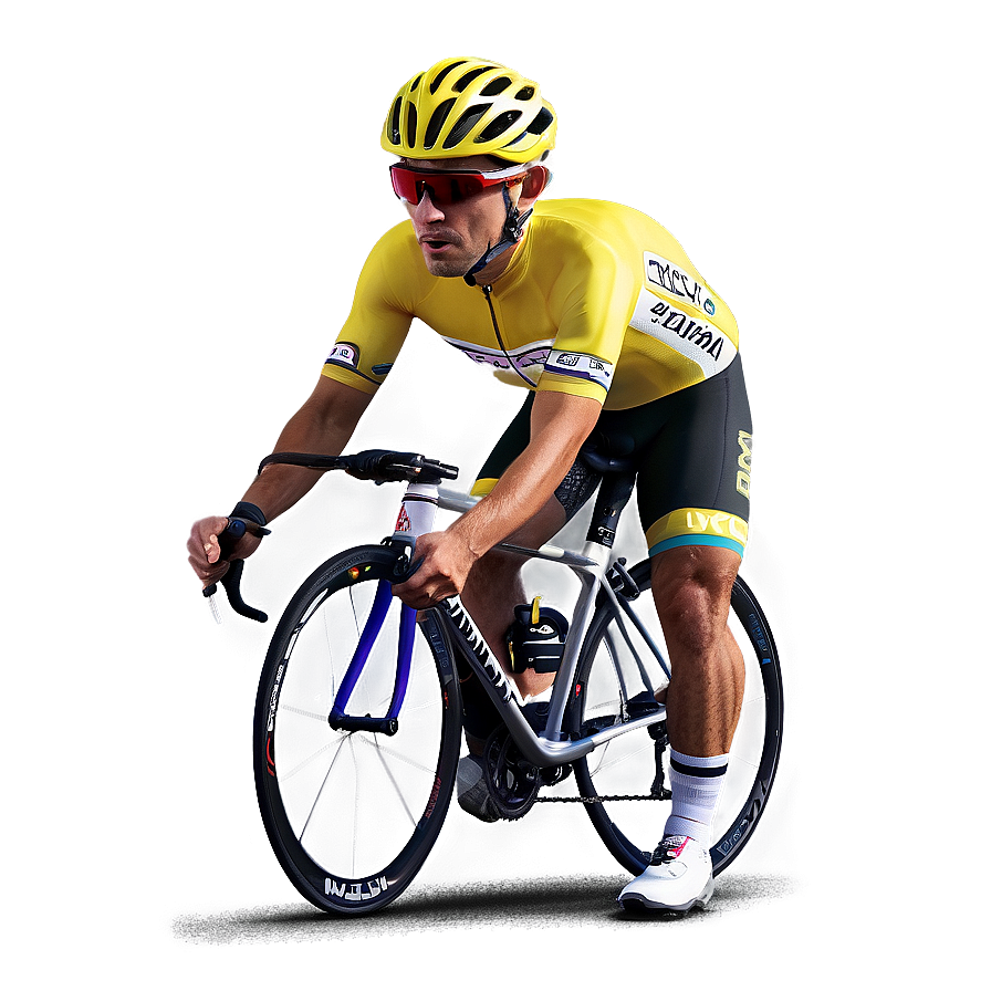 Cyclist With Race Number Png 30 PNG Image