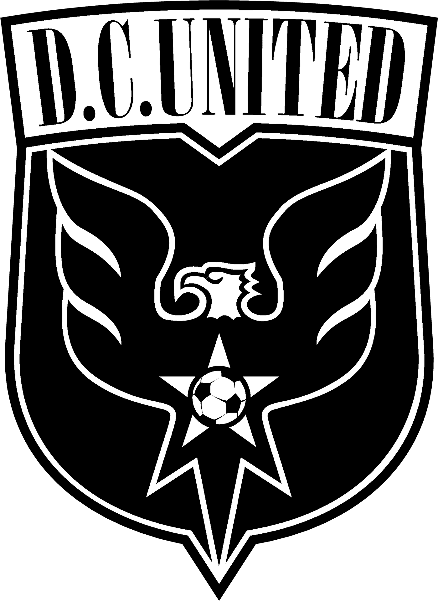 D C United Soccer Club Crest PNG Image