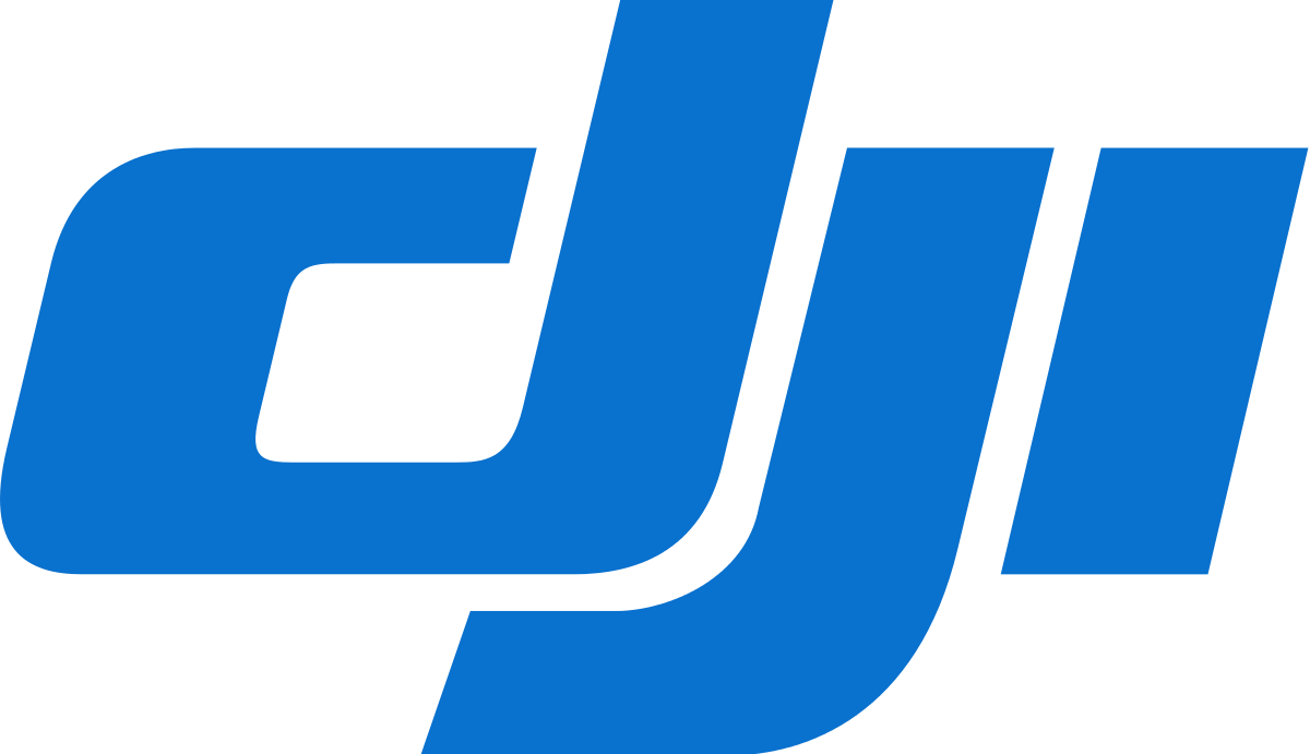 D J I Logo Blue Background PNG Image