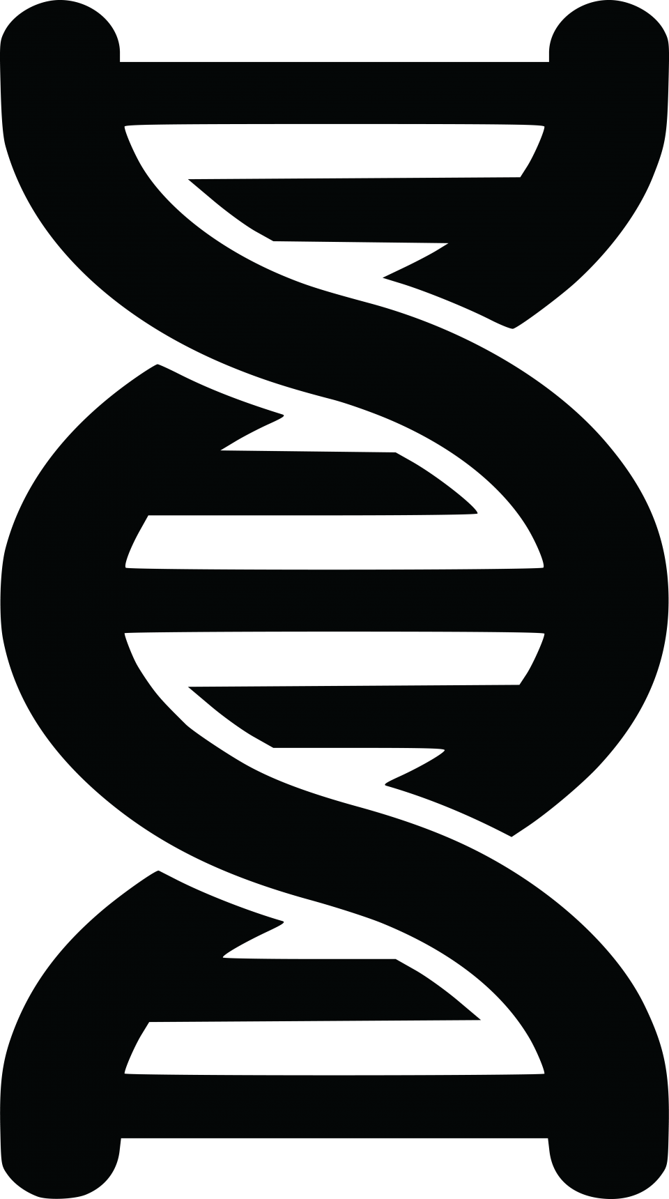 D N A Double Helix Icon PNG Image