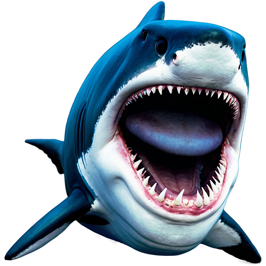 Daddy Shark Blue Png Yya PNG Image