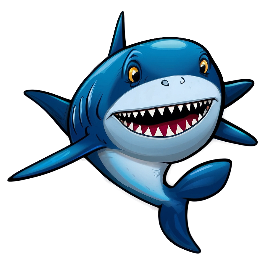 Daddy Shark Playful Png 06212024 PNG Image