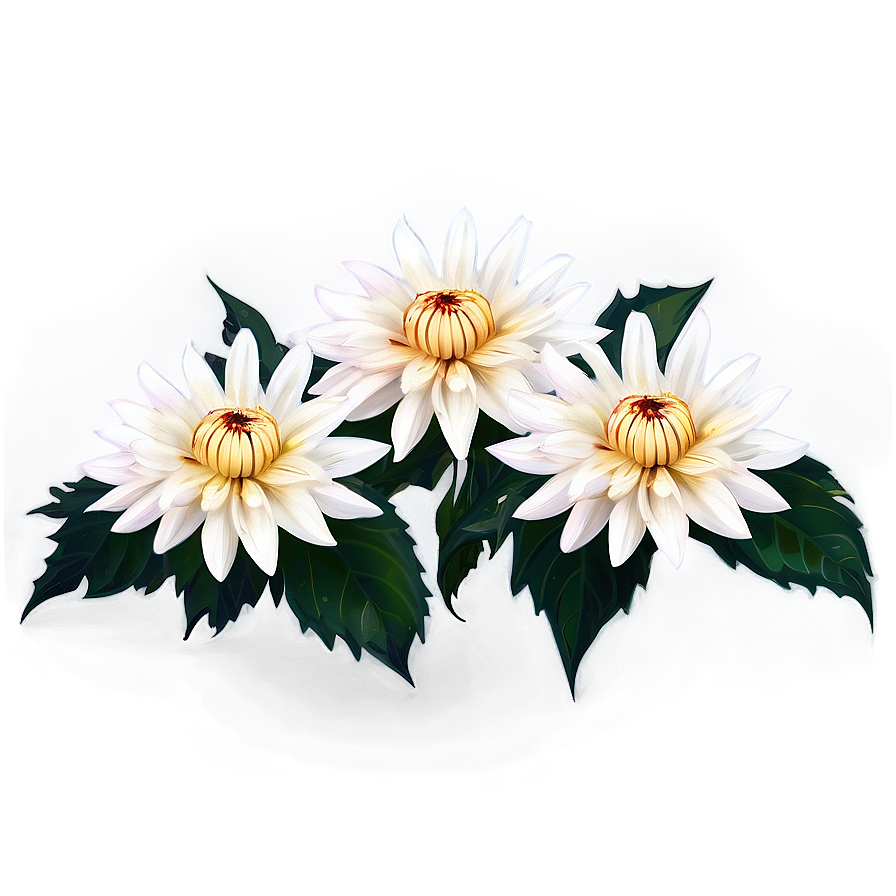 Dahlia Floral Emblem Png Wyk30 PNG Image