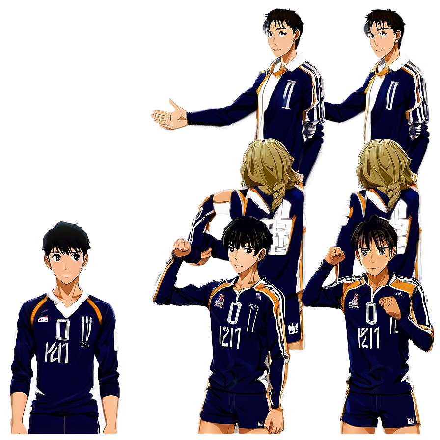 Daichi Sawamura Leadership Haikyuu Png Wel PNG Image