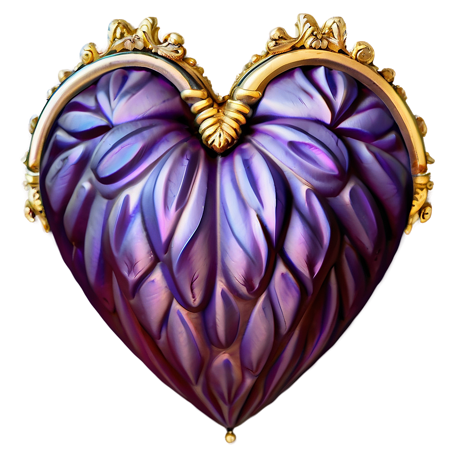 Dainty Heart Png Yel PNG Image