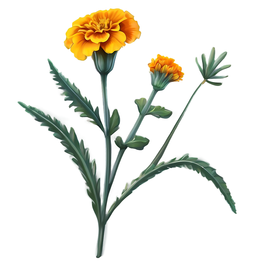 Dainty Marigold Png Lik33 PNG Image