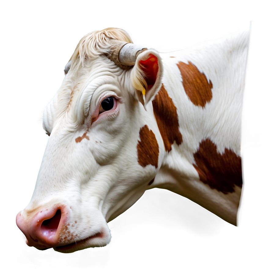 Dairy Cow Head Graphic Png Pvb PNG Image