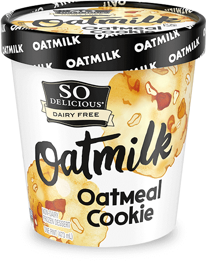 Dairy Free Oatmilk Ice Cream PNG Image