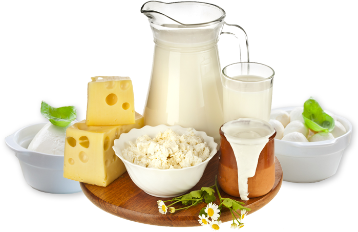 Dairy Products Variety PNG Image