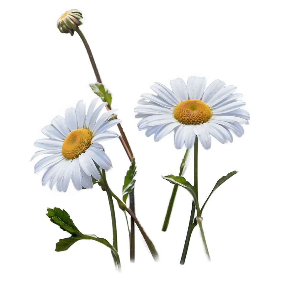 Daisies Under Blue Sky Png 06122024 PNG Image