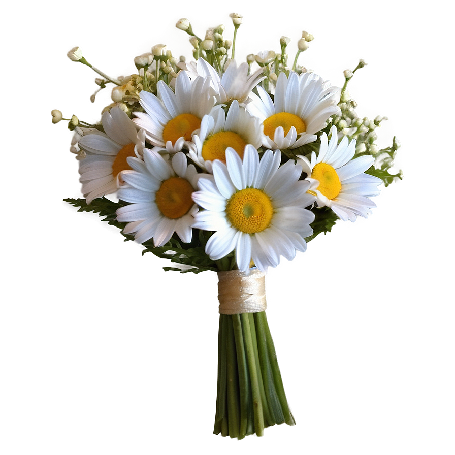 Daisy Wedding Bouquets Png Mtb32 PNG Image