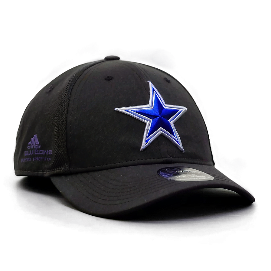 Dallas Cowboys Blackout Hat Png Xmv PNG Image