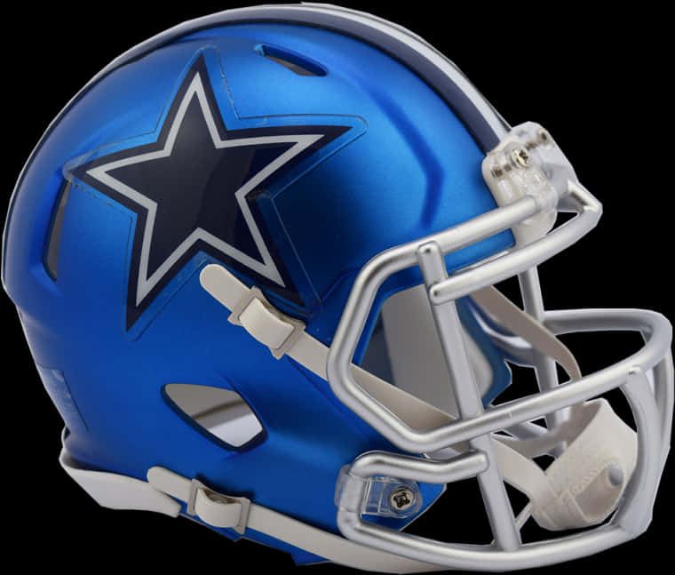 Dallas Cowboys Helmet Iconic Design PNG Image