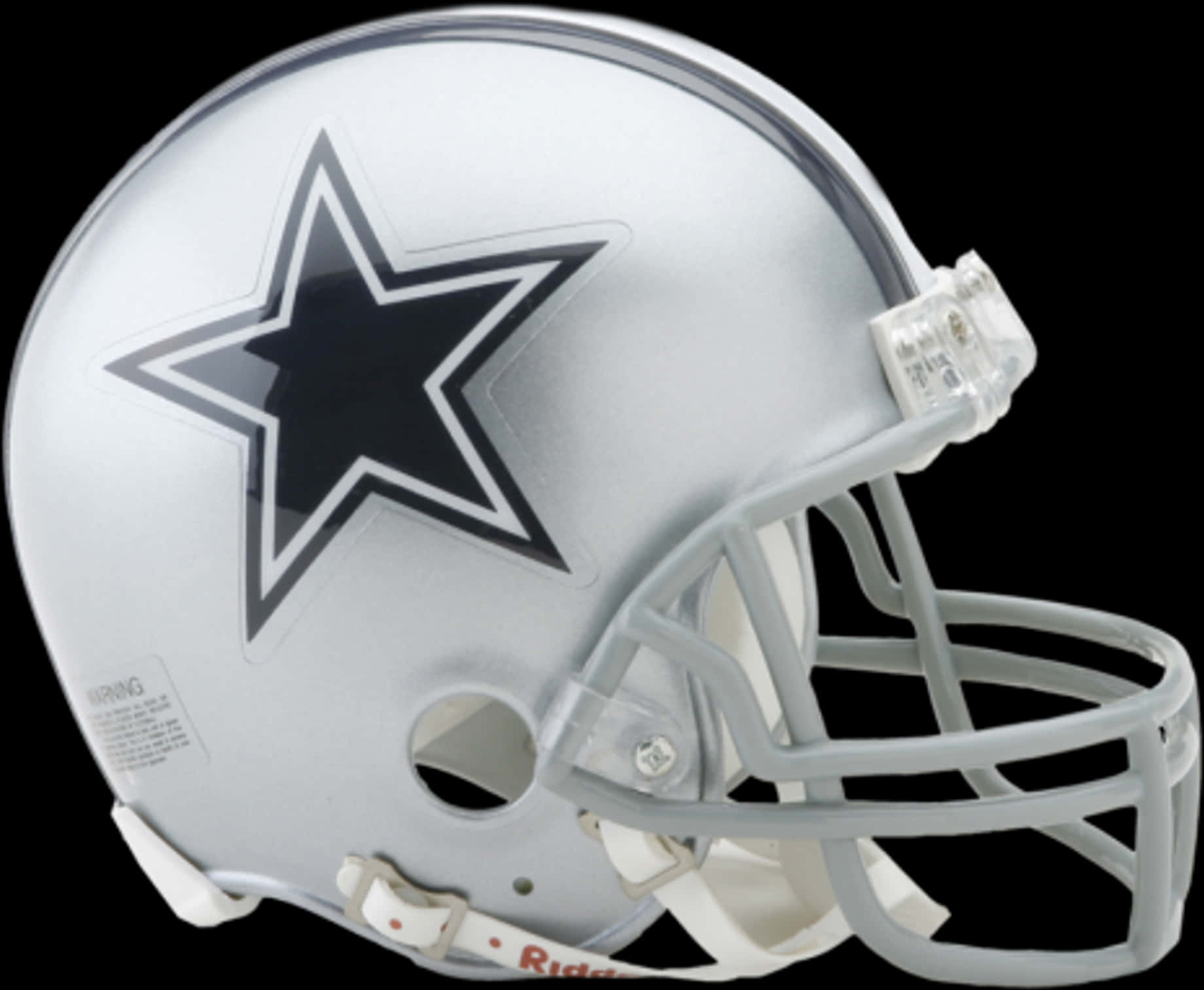 Dallas Cowboys Helmet Side View PNG Image