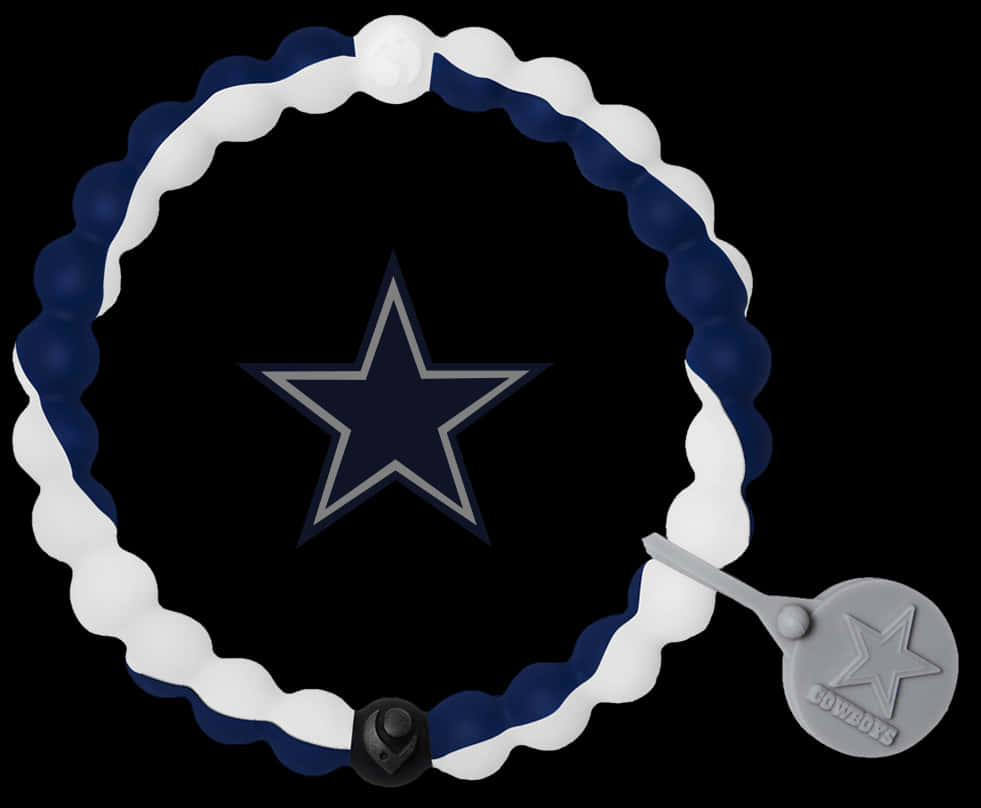 Dallas Cowboys Logowith Whistleand Lanyard PNG Image