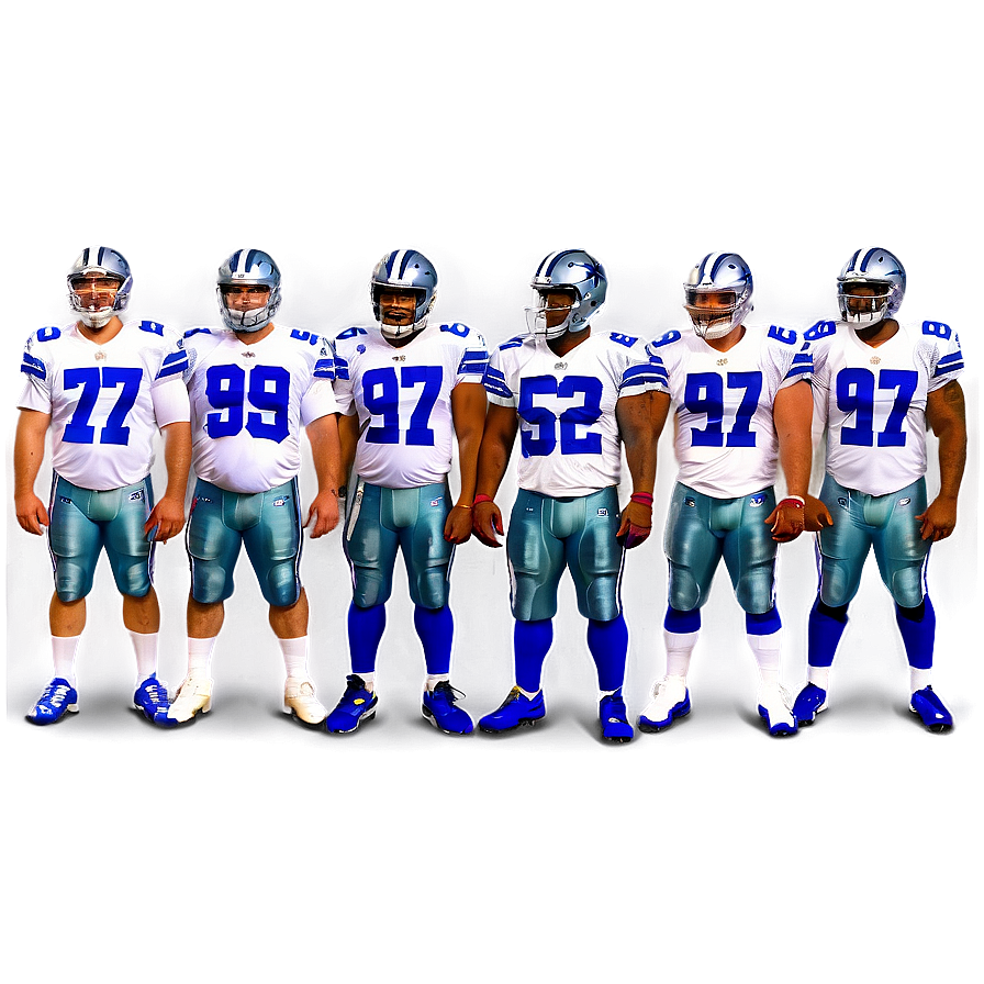 Dallas Cowboys Offensive Line Png Kqd78 PNG Image