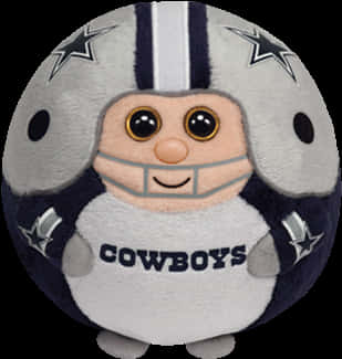 Dallas Cowboys Plush Toy Football Helmet PNG Image