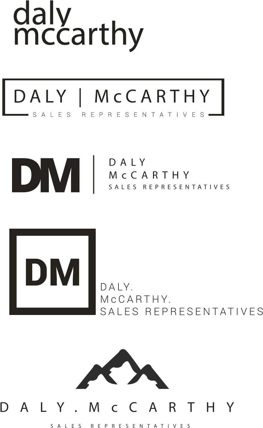 Daly Mc Carthy Logo Variations PNG Image