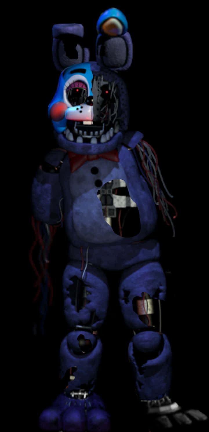 Damaged Bonnie F N A F PNG Image