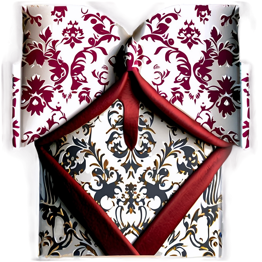 Damask Fabric Luxury Png Vut85 PNG Image