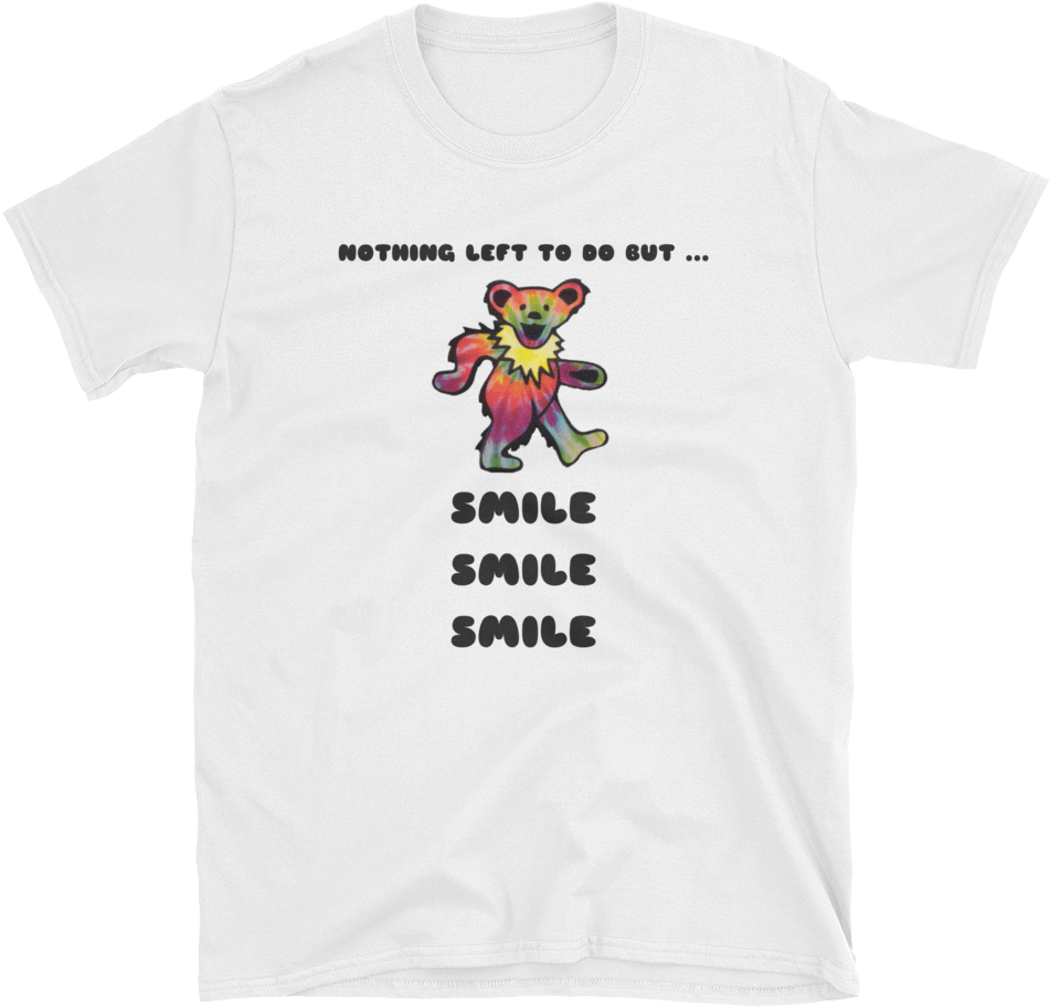 Dancing Bear Smile Tshirt Design PNG Image