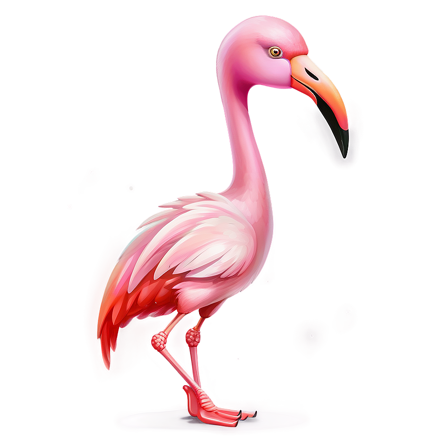 Dancing Flamingo Cartoon Png 05062024 PNG Image