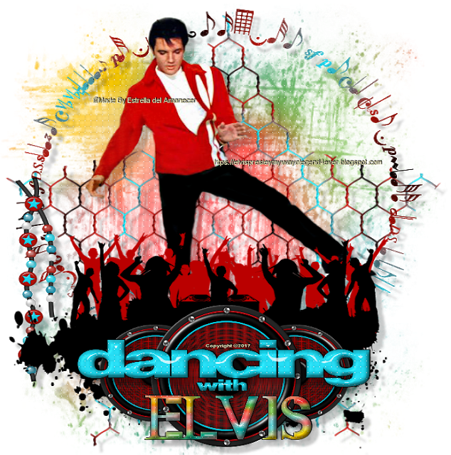 Dancingwith Elvis Artwork PNG Image