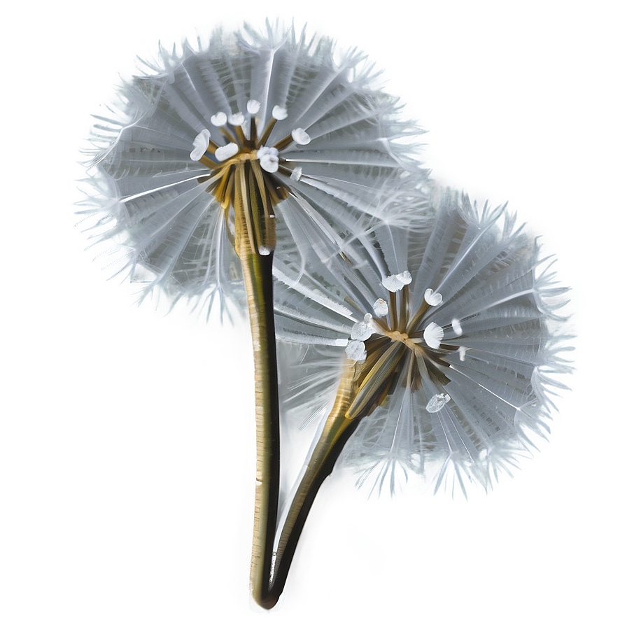 Dandelion Frost Morning Png Sbl PNG Image