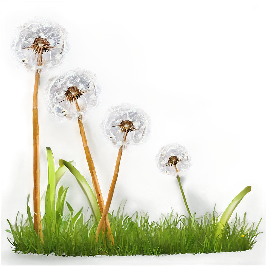 Dandelion In Meadow Png 79 PNG Image