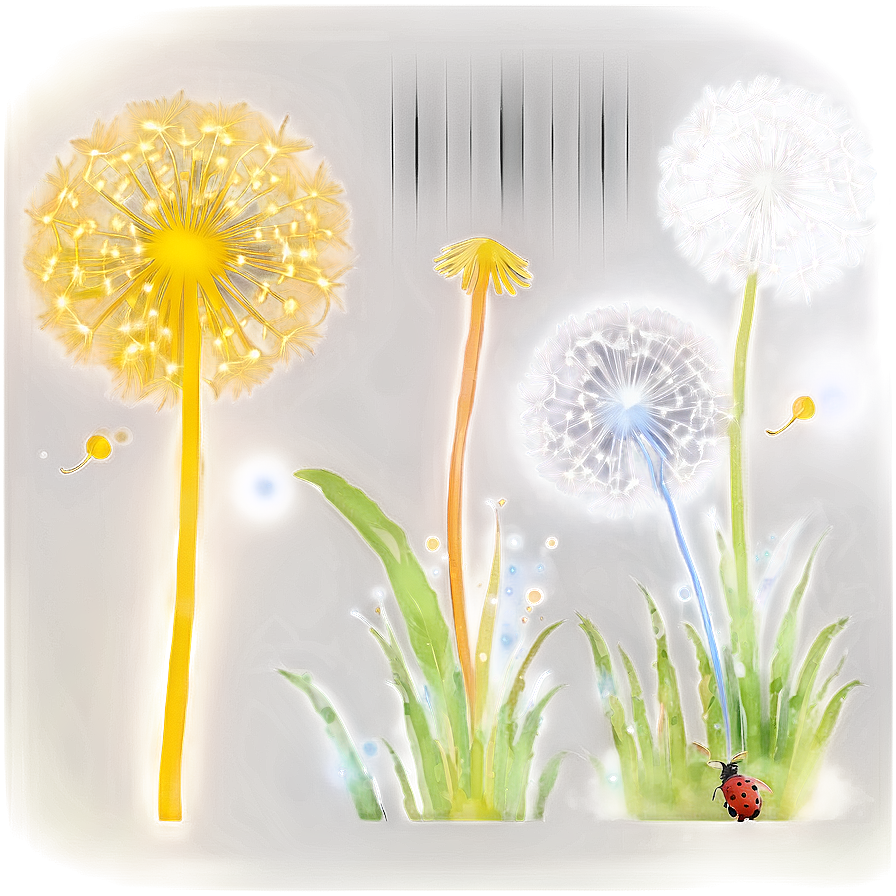 Dandelion Wishes Png Gji18 PNG Image