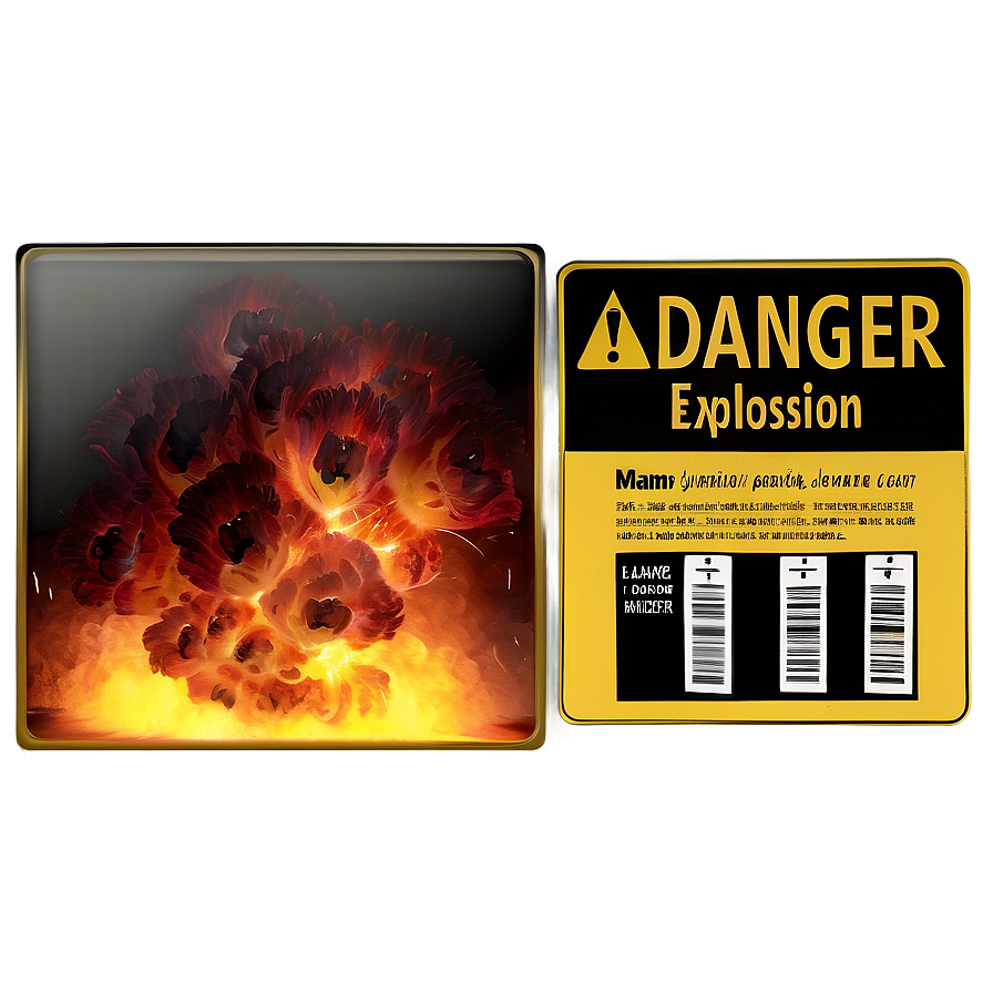 Danger Explosion Warning Png Suh11 PNG Image