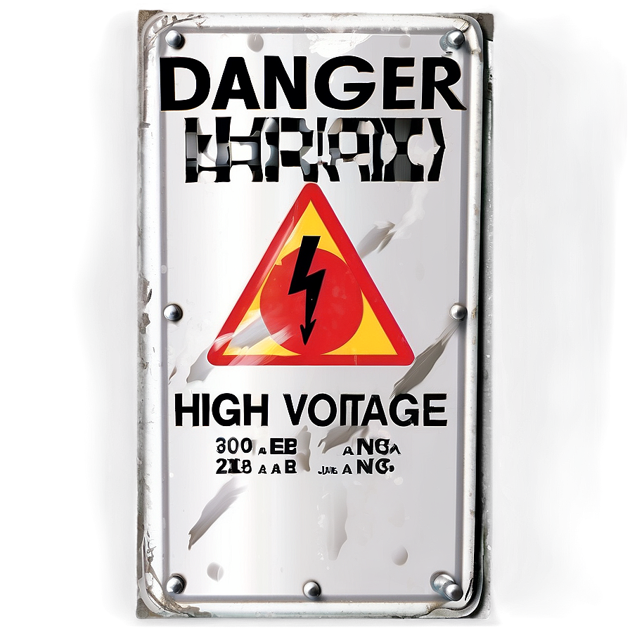 Danger High Voltage Png Tqd PNG Image