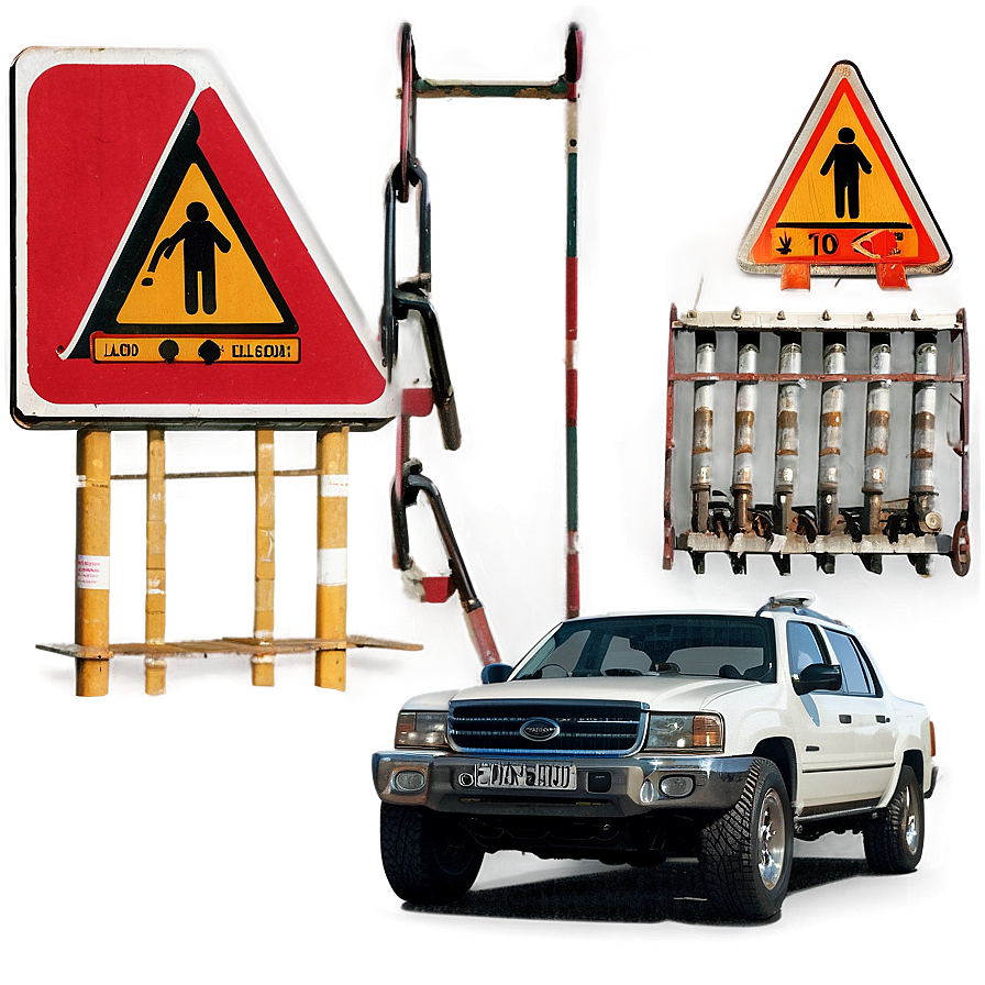 Danger Overhead Load Png Yco52 PNG Image