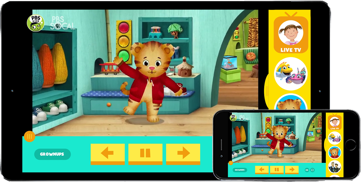 Daniel Tiger App Promotional Image PNG Image