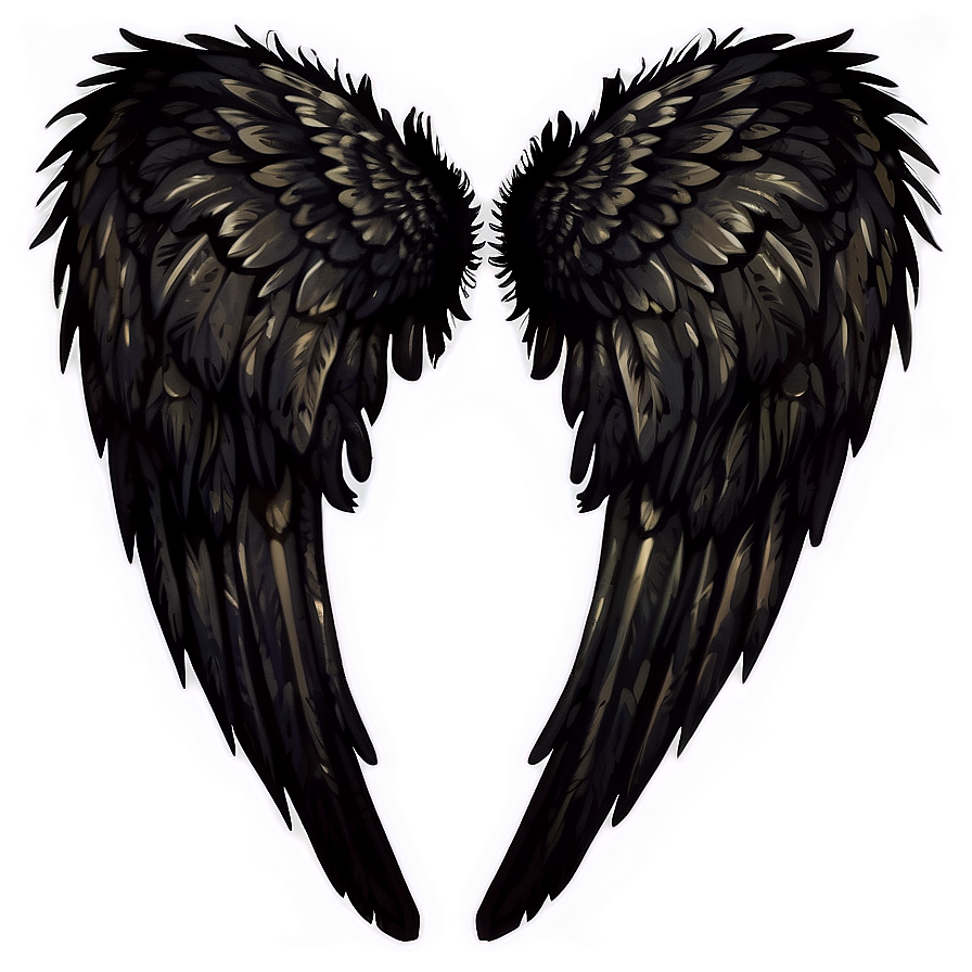 Dark Angel Wings Clipart Png 06232024 PNG Image