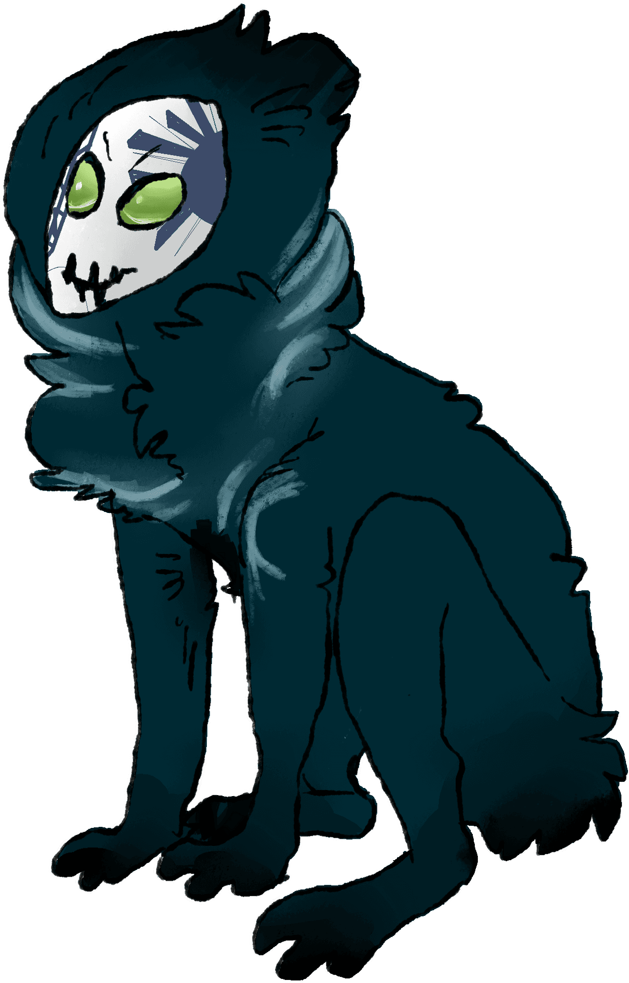 Dark_ Anthropomorphic_ Creature_ Artwork PNG Image