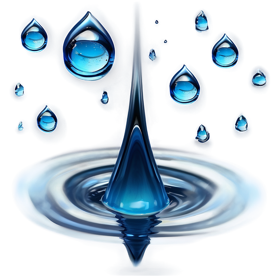 Dark Background Water Drops Png Lnp17 PNG Image